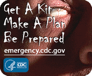 Get A Kit, Make A Plan, Be Prepared. emergency.cdc.gov